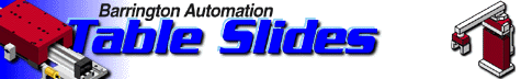 Table Slides - Modular Automation Components